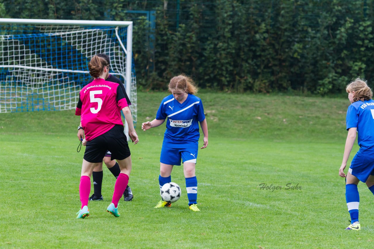 Bild 403 - B-Juniorinnen FSG BraWie 08 - JSG Sandesneben : Ergebnis: 2:0